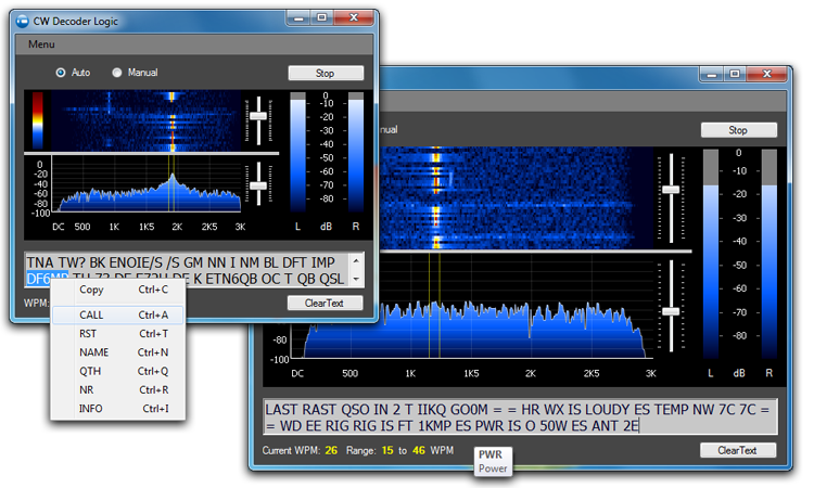 Cw Decoder Logic